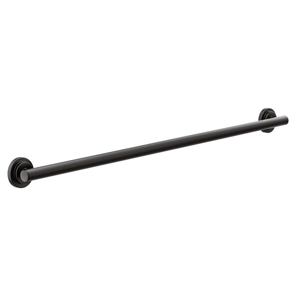 Moen - Matte Black 42'' Designer Grab Bar - Matte Black
