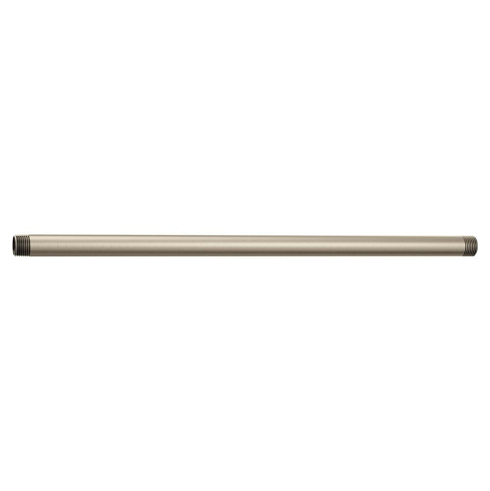 Moen - Extended 18'' Shower Arm Rod, Brushed Nickel - Brushed Nickel