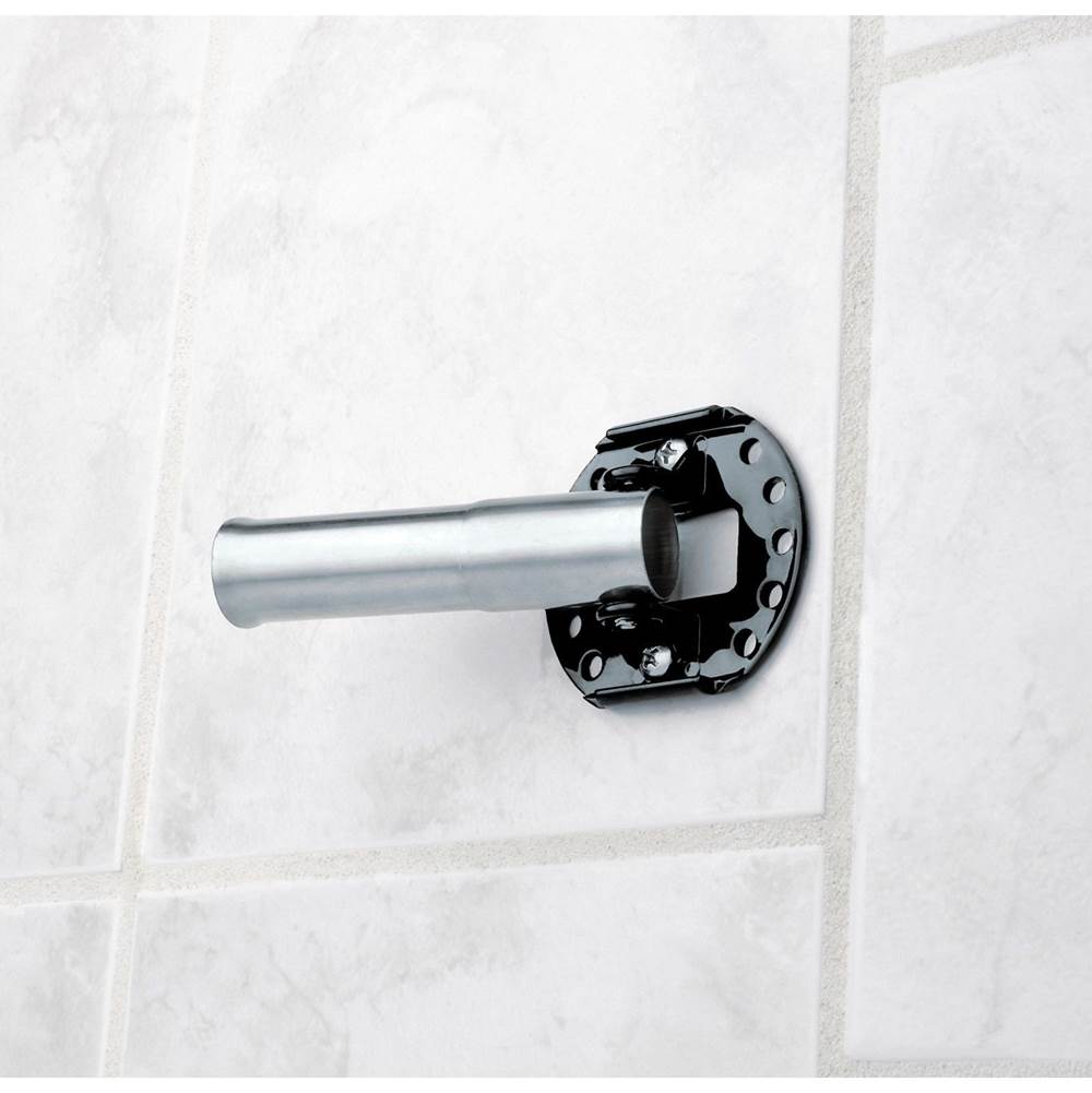Brushed Nickel 5' Curved Shower Rod