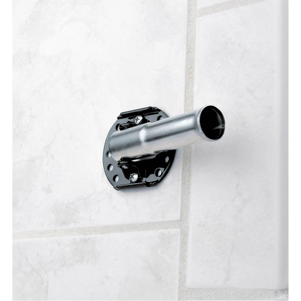 Brushed Nickel 5' Curved Shower Rod