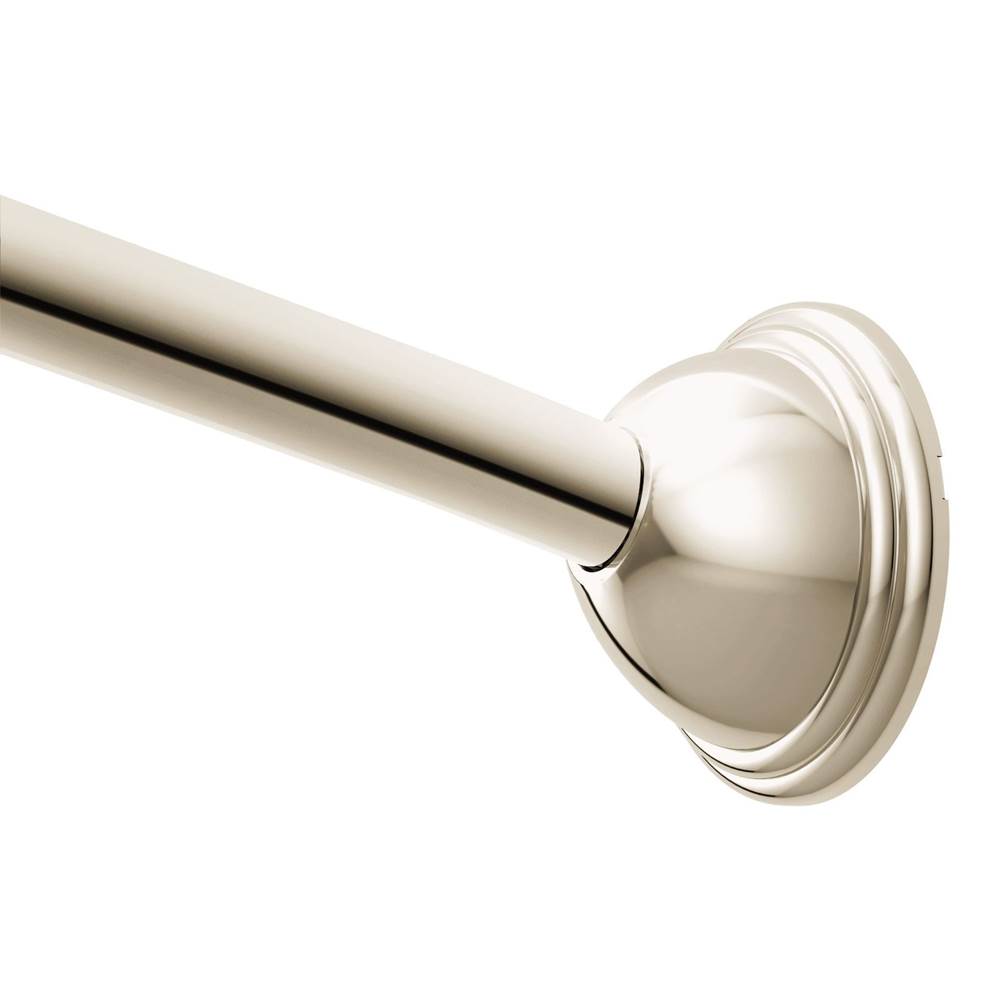 Brushed Gold Adjustable Curved Shower Rod