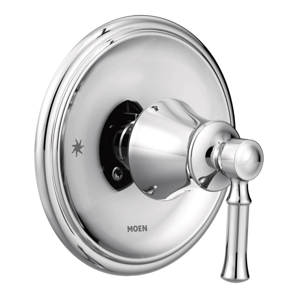 Moen - Dartmoor Posi-Temp Single-Handle Wall-Mount Shower Only Faucet Trim Kit in Chrome (Valve Sold Separately) - Chrome