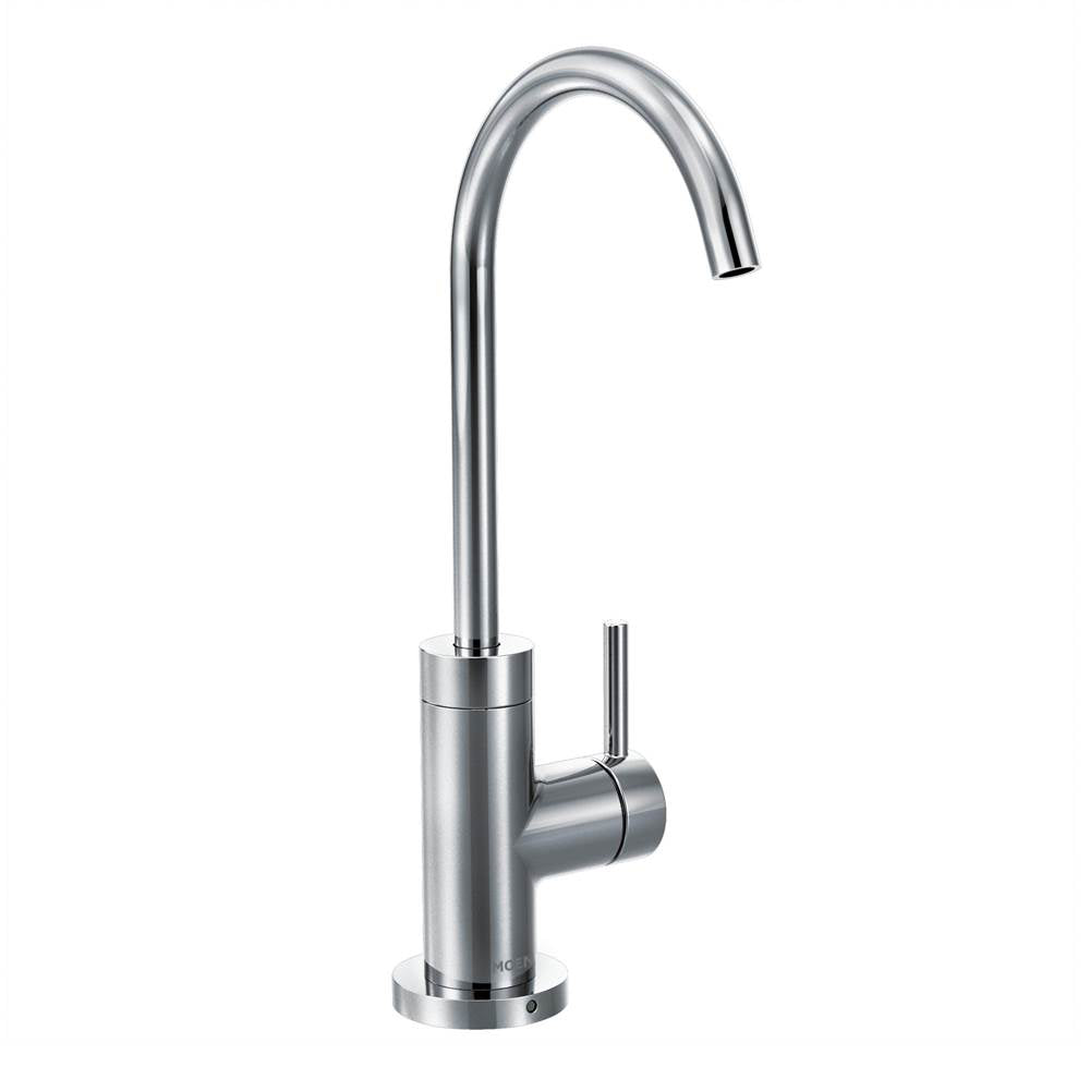 Moen - Sip Modern Cold Water Kitchen Beverage Faucet with Optional Filtration System, Chrome - Chrome