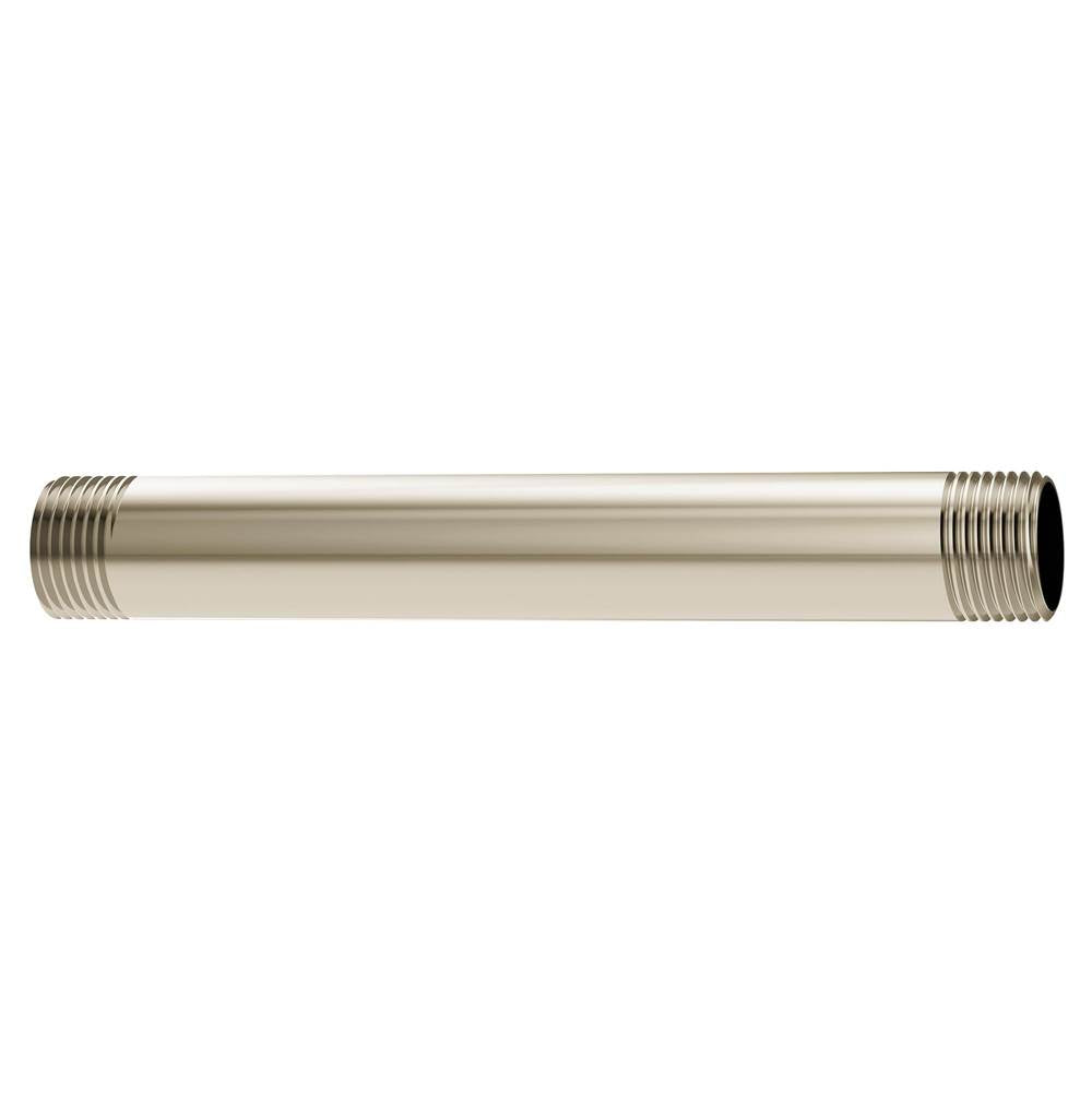Moen - 6-Inch Straight Shower Arm, Nickel - Polished Nickel