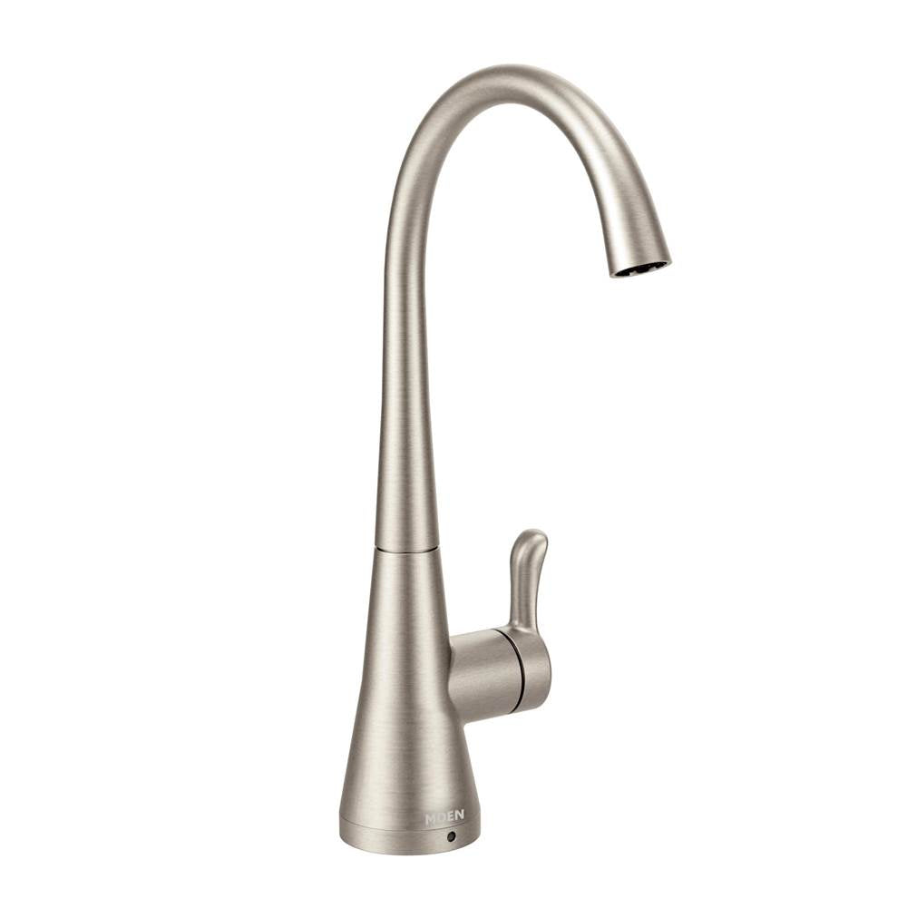 Moen - Sip Transitional Cold Water Kitchen Beverage Faucet with Optional Filtration System, Spot Resist Stainless - Spot Resist Stainless