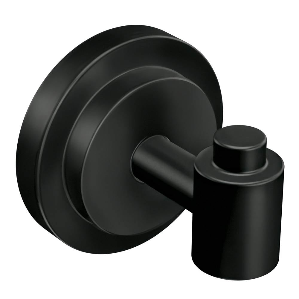 Moen - Matte Black Single Robe Hook - Matte Black