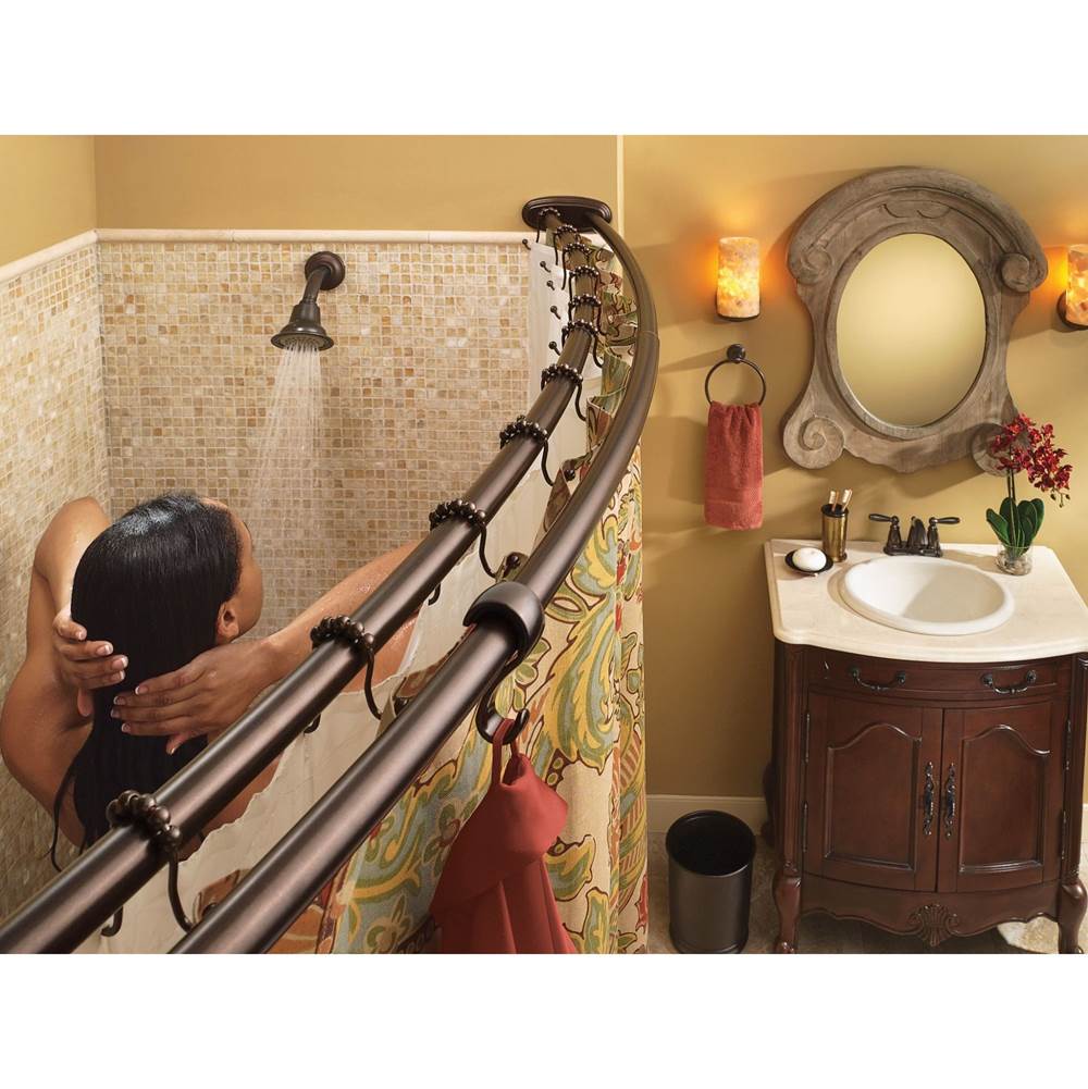 Brantford Two-Handle Low-Arc Centerset Bathroom Faucet with Drain Assembly, Chrome