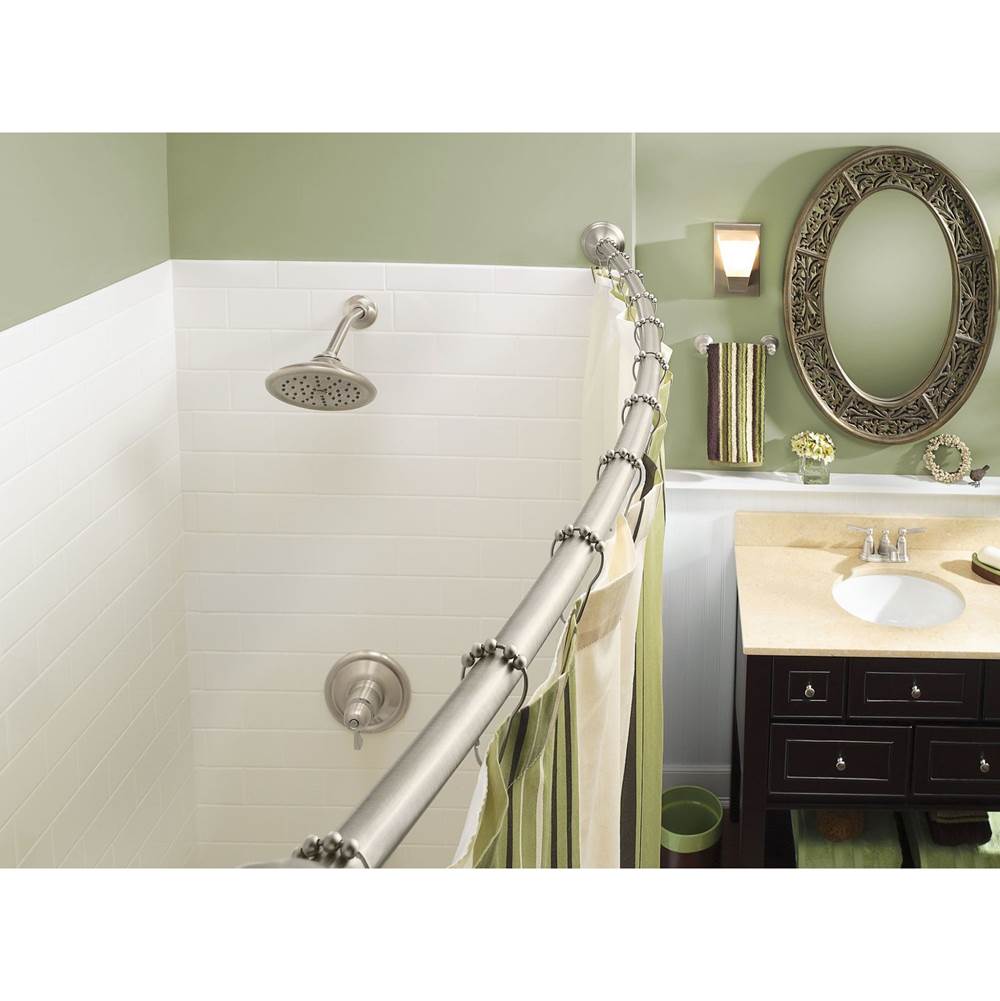 Brushed Nickel Shower Curtain Rings
