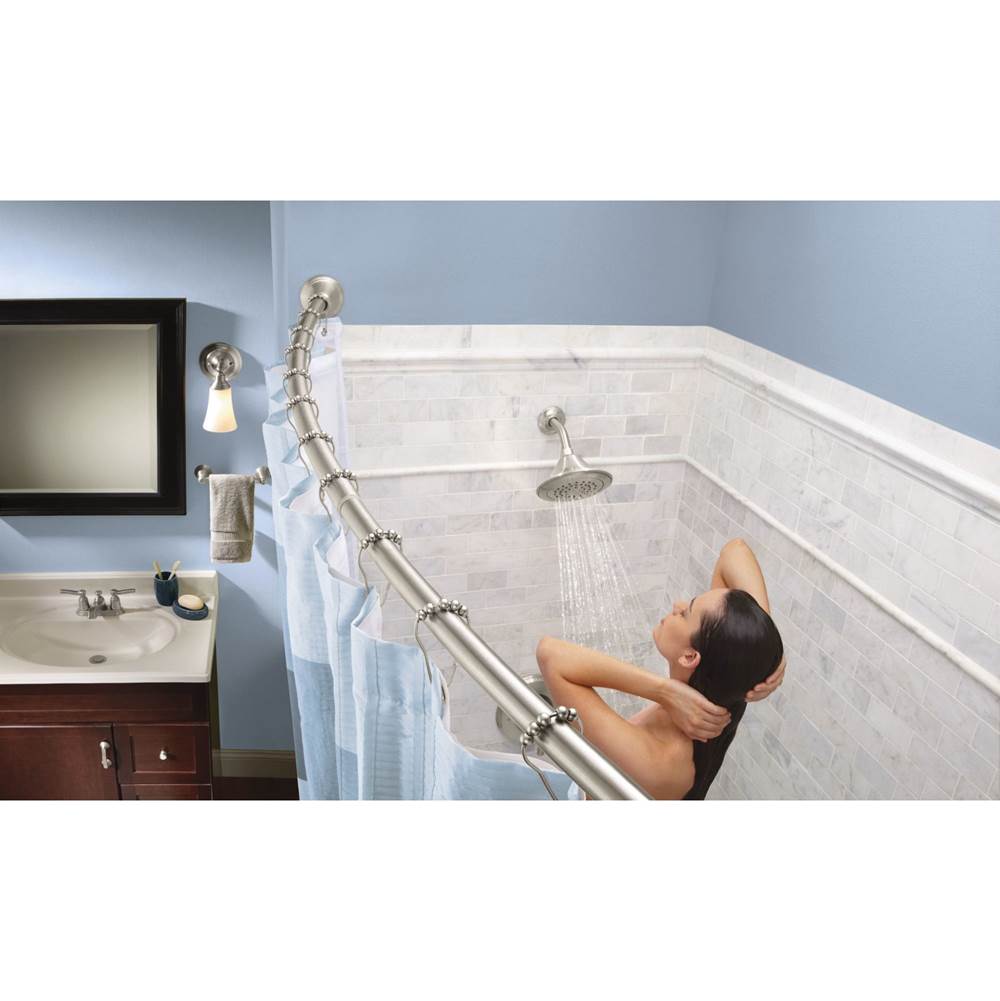 Brushed Nickel Shower Curtain Rings