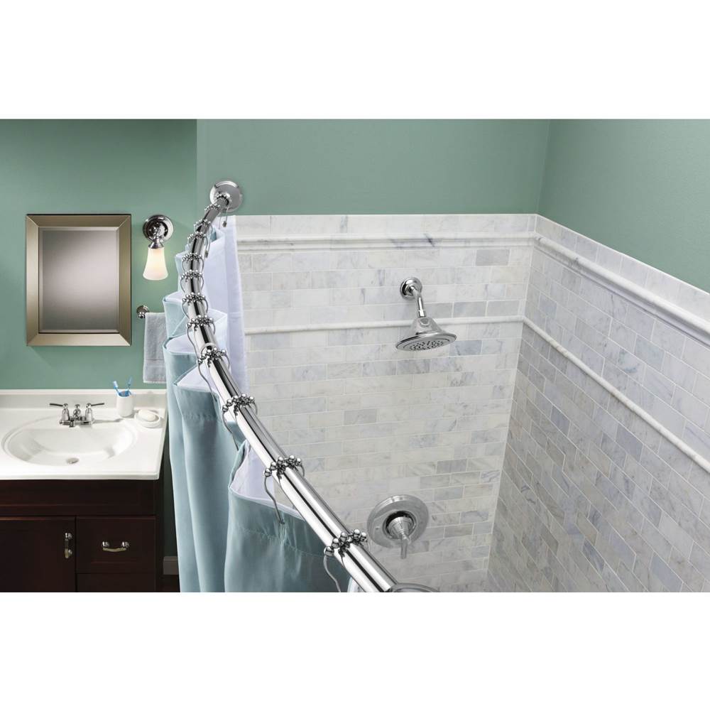 Brushed Nickel Shower Curtain Rings