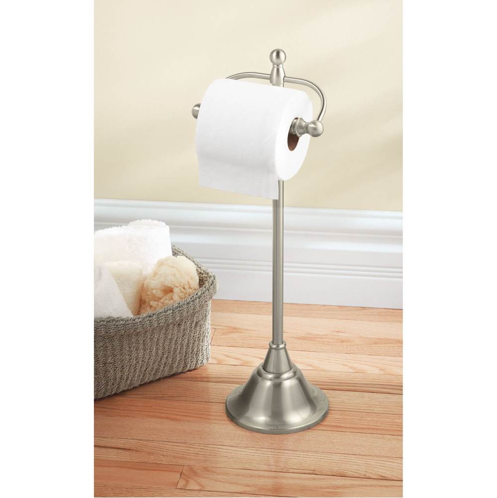 Brushed Nickel Freestanding Paper Holder