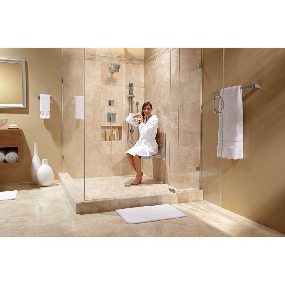 Brushed Nickel Hand Towel Bar