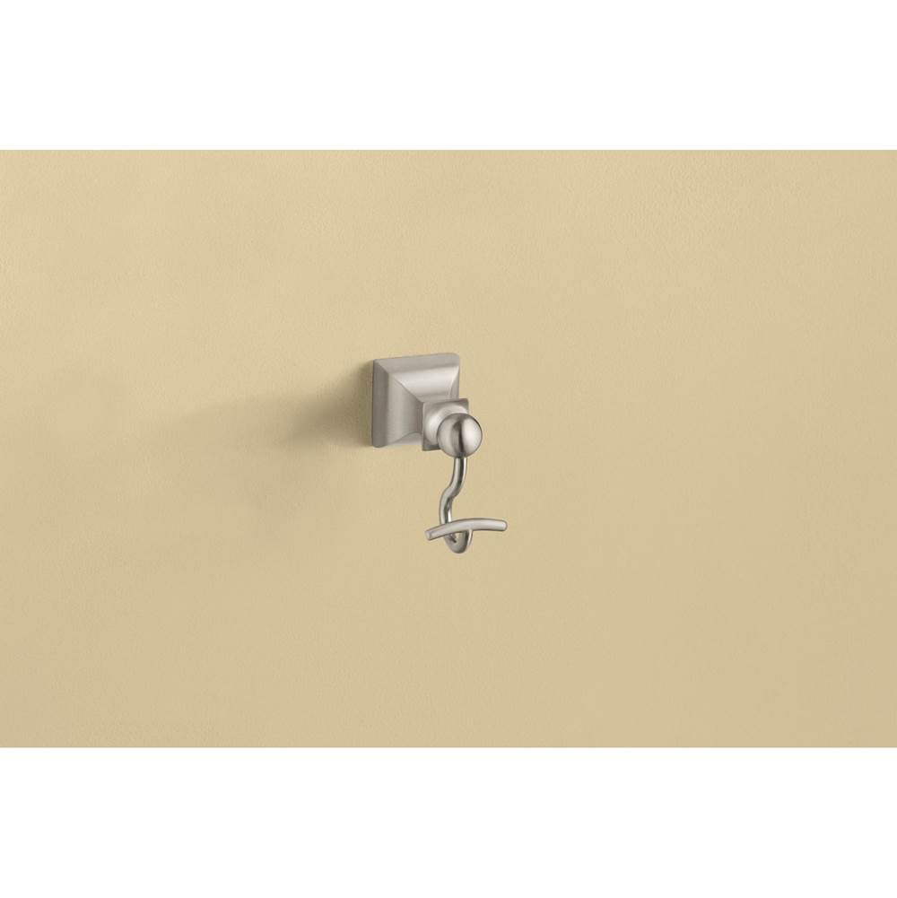Brushed Nickel Single Robe Hook