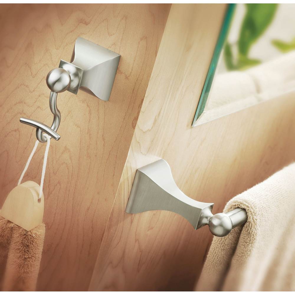 Brushed Nickel Single Robe Hook