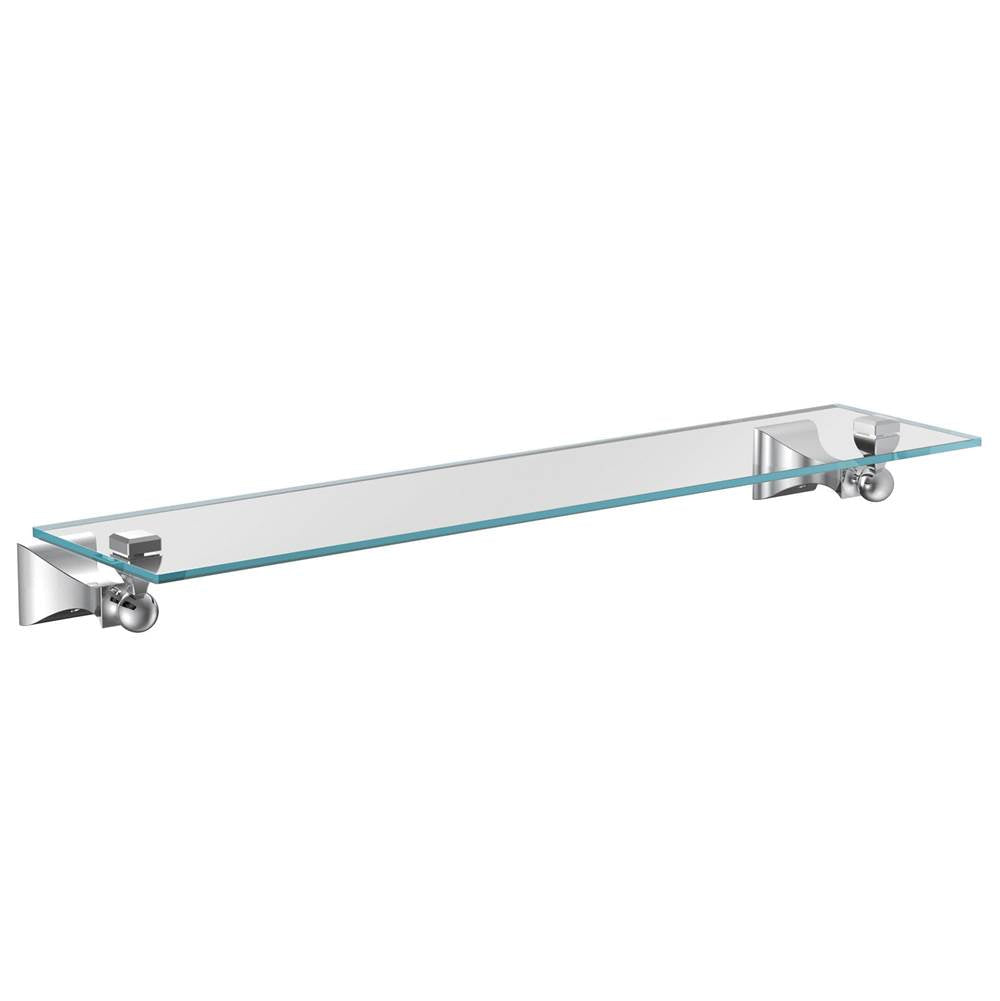 Brushed Nickel Vanity Shelf