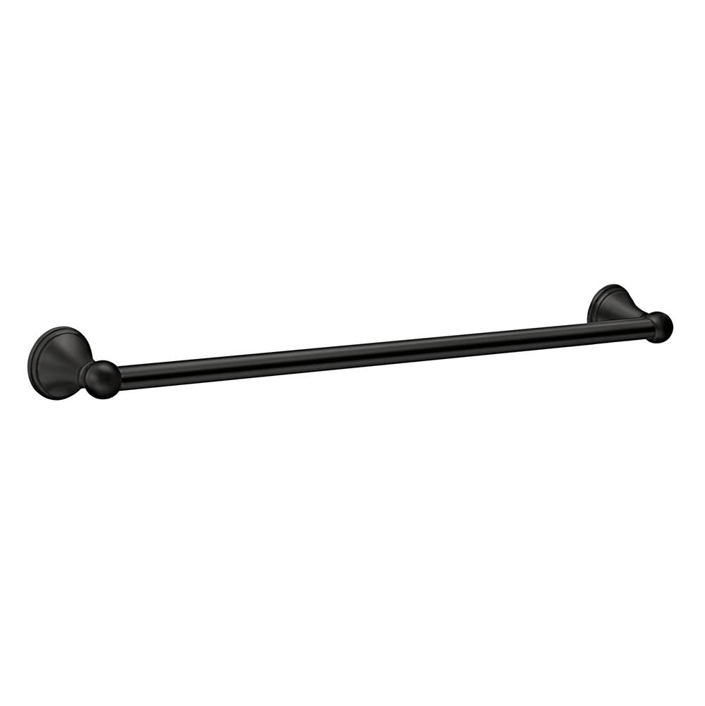 Moen - Matte Black 24'' Towel Bar - Matte Black