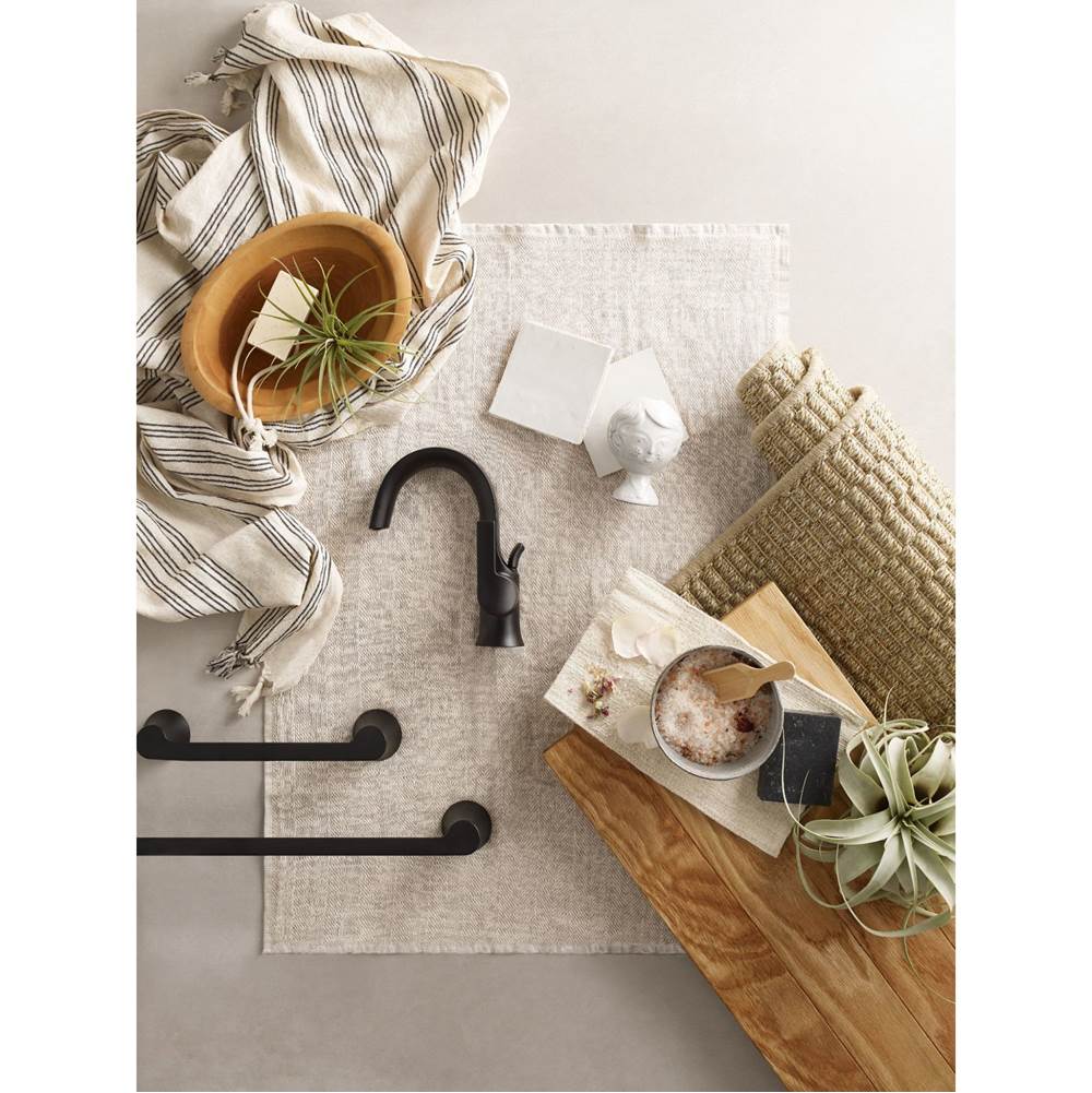 Matte Black 24'' Towel Bar