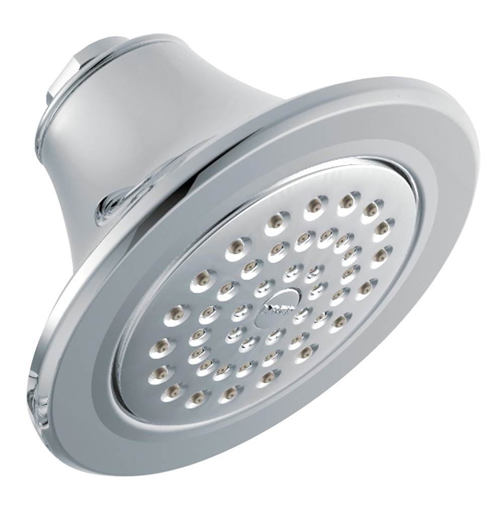 Moen - Icon 5-7/8'' One-Function Showerhead with 2.5 GPM Flow Rate, Chrome - Chrome