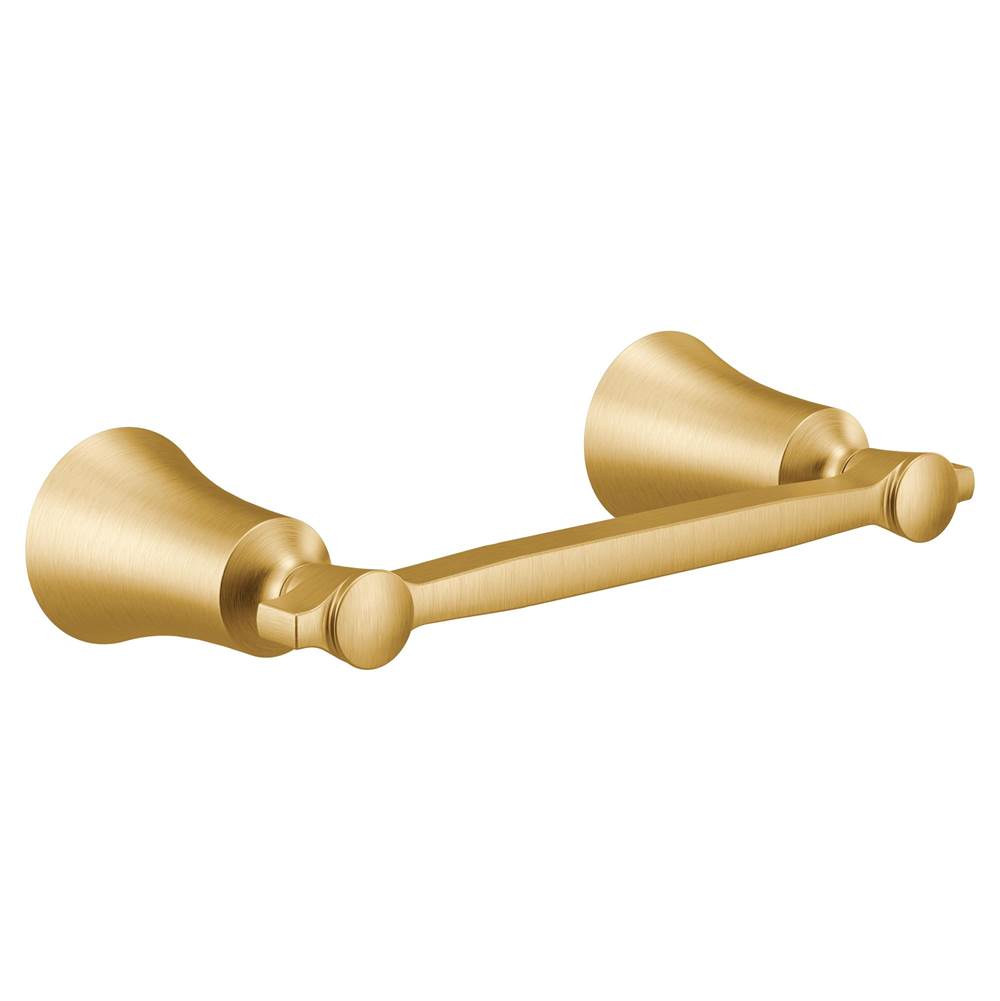 Moen - Brushed Gold Pivoting Paper Holder - Brushed Gold