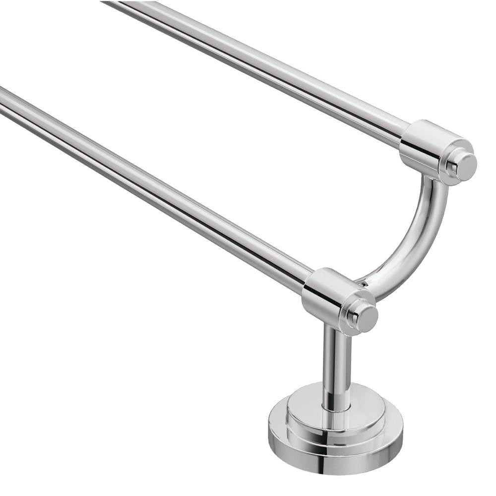 Moen - Chrome 24'' Double Towel Bar - Chrome