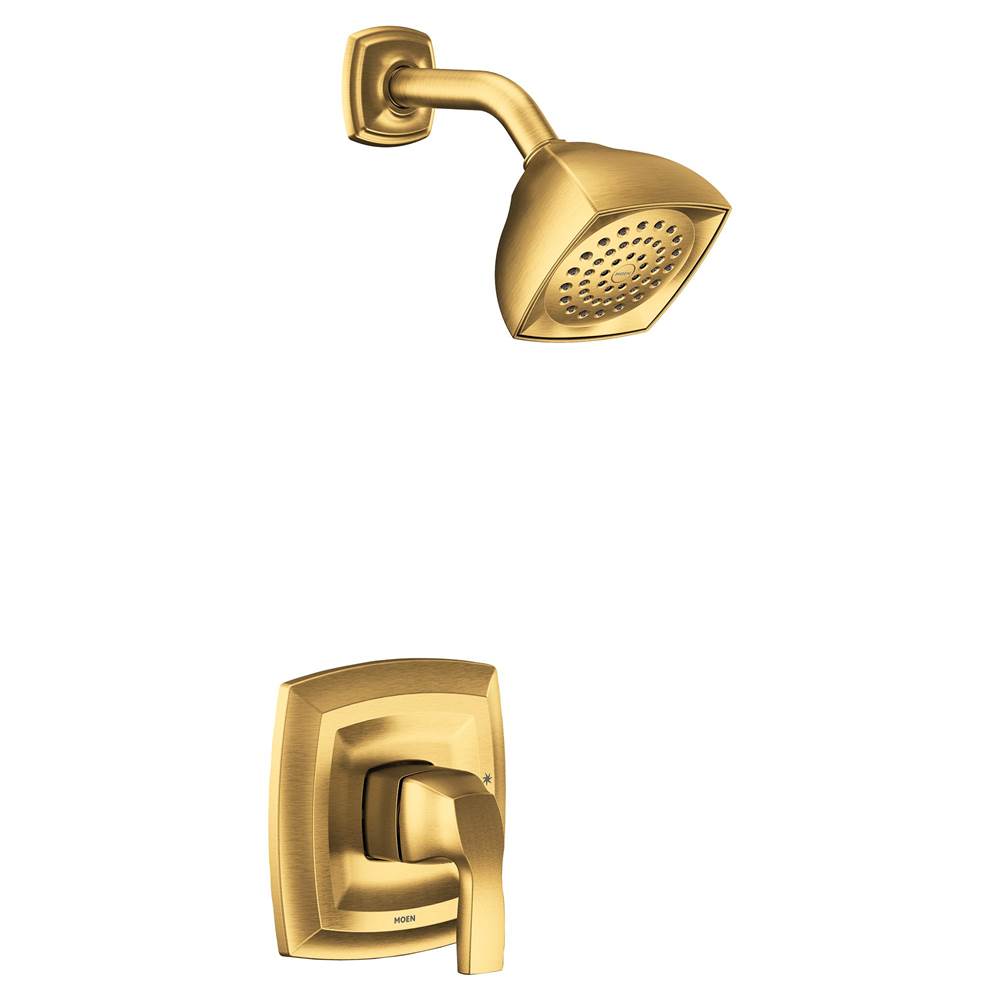 Moen - Voss M-CORE 2-Series Eco Performance 1-Handle Shower Trim Kit in Brushed Gold (Valve Sold Separately) - Brushed Gold