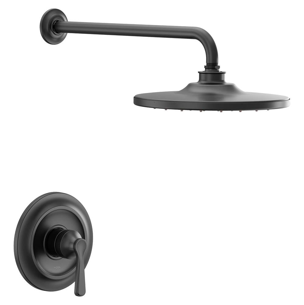 Moen - Colinet M-CORE 2-Series Eco Performance 1-Handle Shower Trim Kit in Matte Black (Valve Sold Separately) - Matte Black