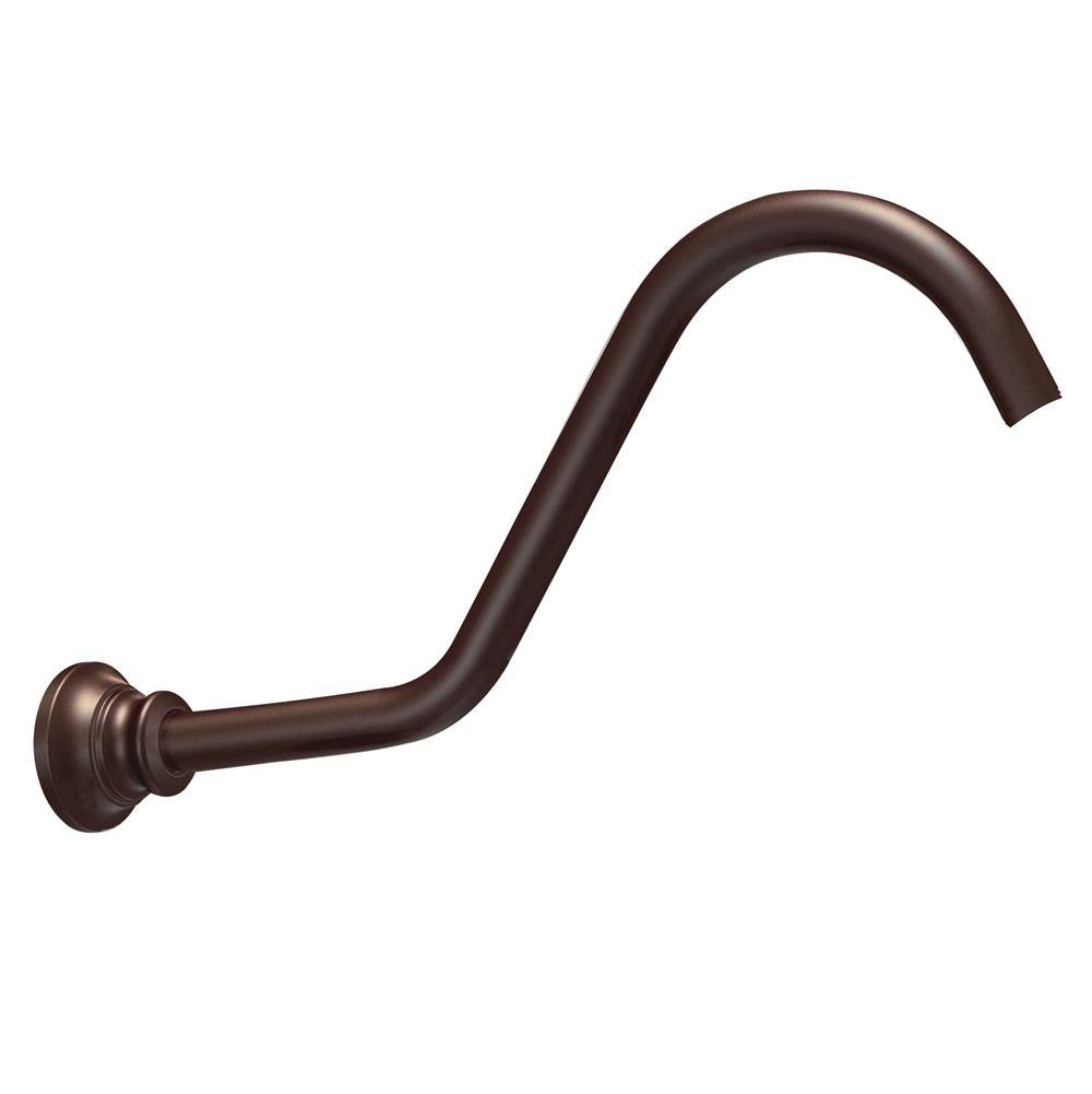 Moen - Waterhill 14-Inch Replacement Extension Curved Shower Arm, Oil-Rubbed Bronze - Oil Rubbed Bronze