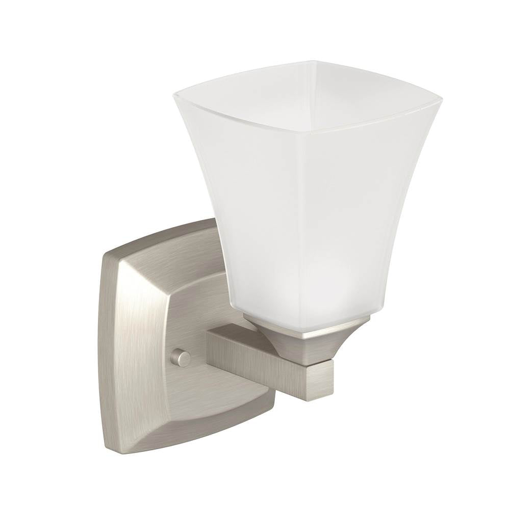Moen - Brushed Nickel One Globe Bath Light - Brushed Nickel