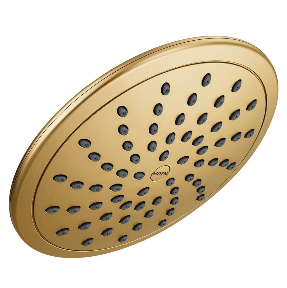 Moen - 8-Inch Fixed Rainshower Showerhead in Brushed Gold - Brushed Gold