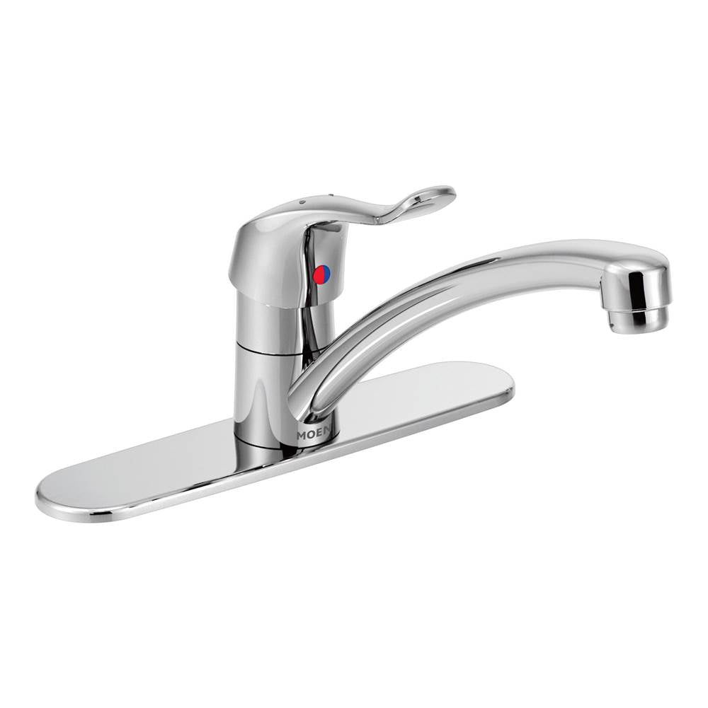 Moen - Chrome one-handle kitchen faucet - Chrome