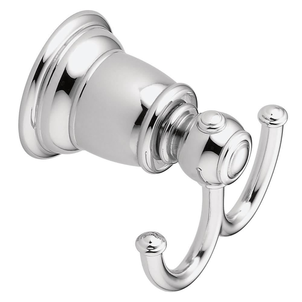 Moen - Chrome Double Robe Hook - Chrome
