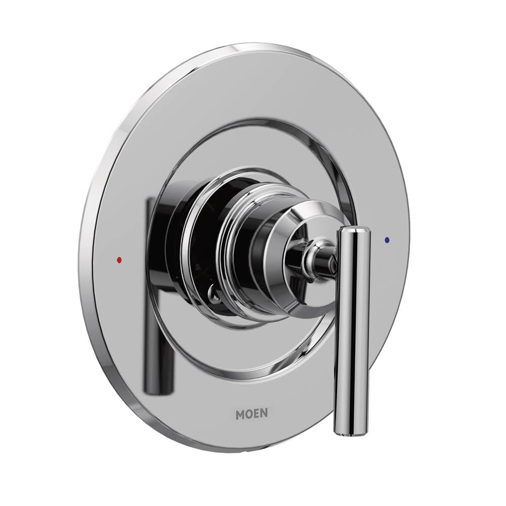 Moen - Gibson Posi-Temp Pressure-Balancing Modern Valve Trim, Valve Required, Chrome - Chrome