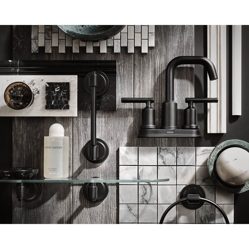 Gibson Two-Handle Centerset High Arc Modern Bathroom Faucet with Drain Assembly, Chrome