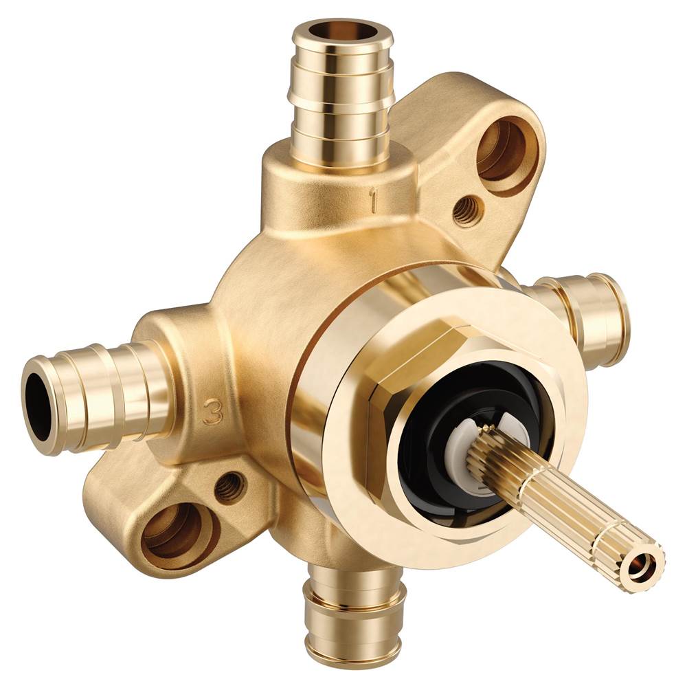 Moen - M-CORE 2 or 3 Function Transfer Valve with Cold Expansion PEX Connections - Unfinished