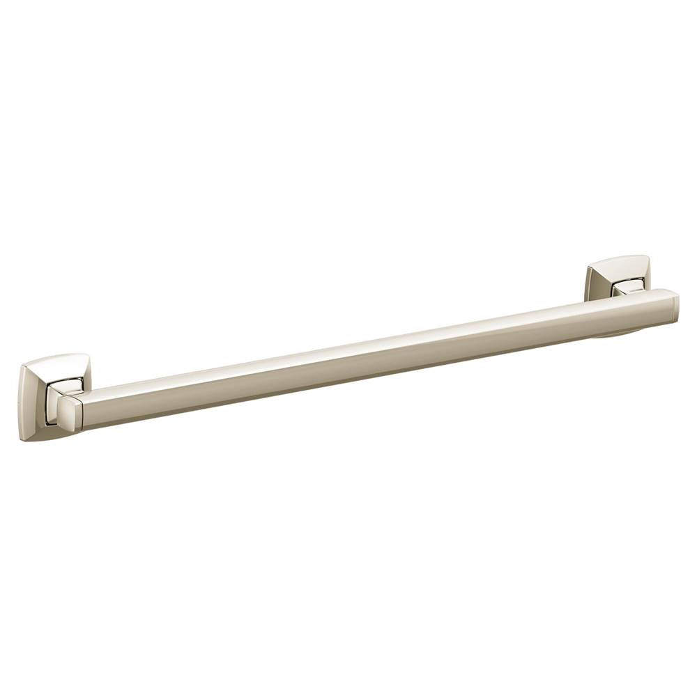 Moen - Polished Nickel 18'' Designer Grab Bar - Polished Nickel
