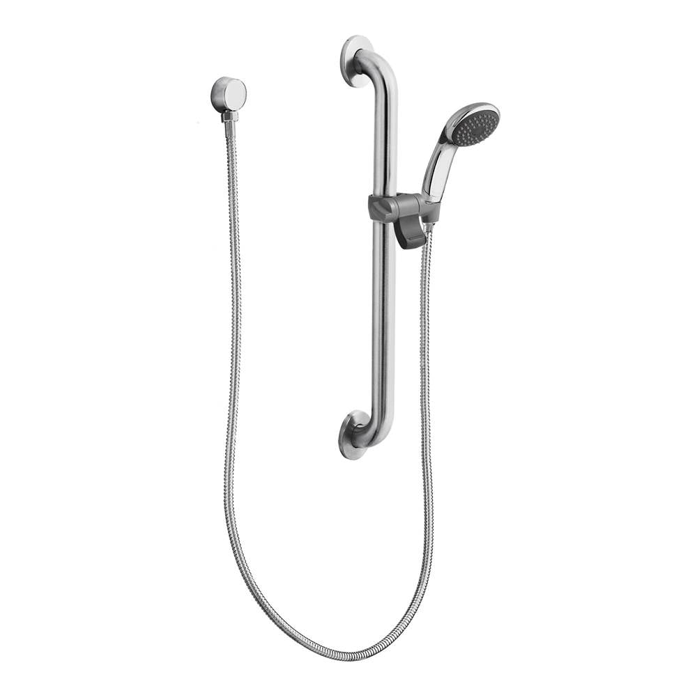 Moen - Chrome/stainless slide bar/grab bar shower