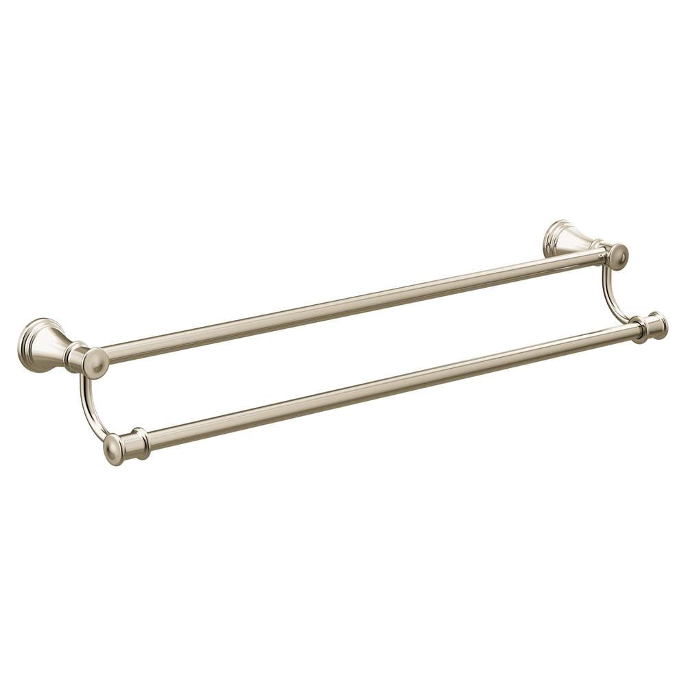 Moen - Polished Nickel 24'' Double Towel Bar - Polished Nickel