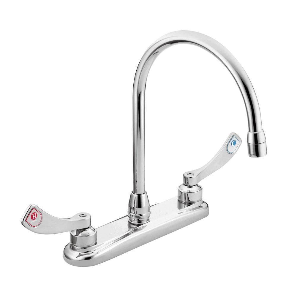 Moen - Chrome two-handle kitchen faucet - Chrome
