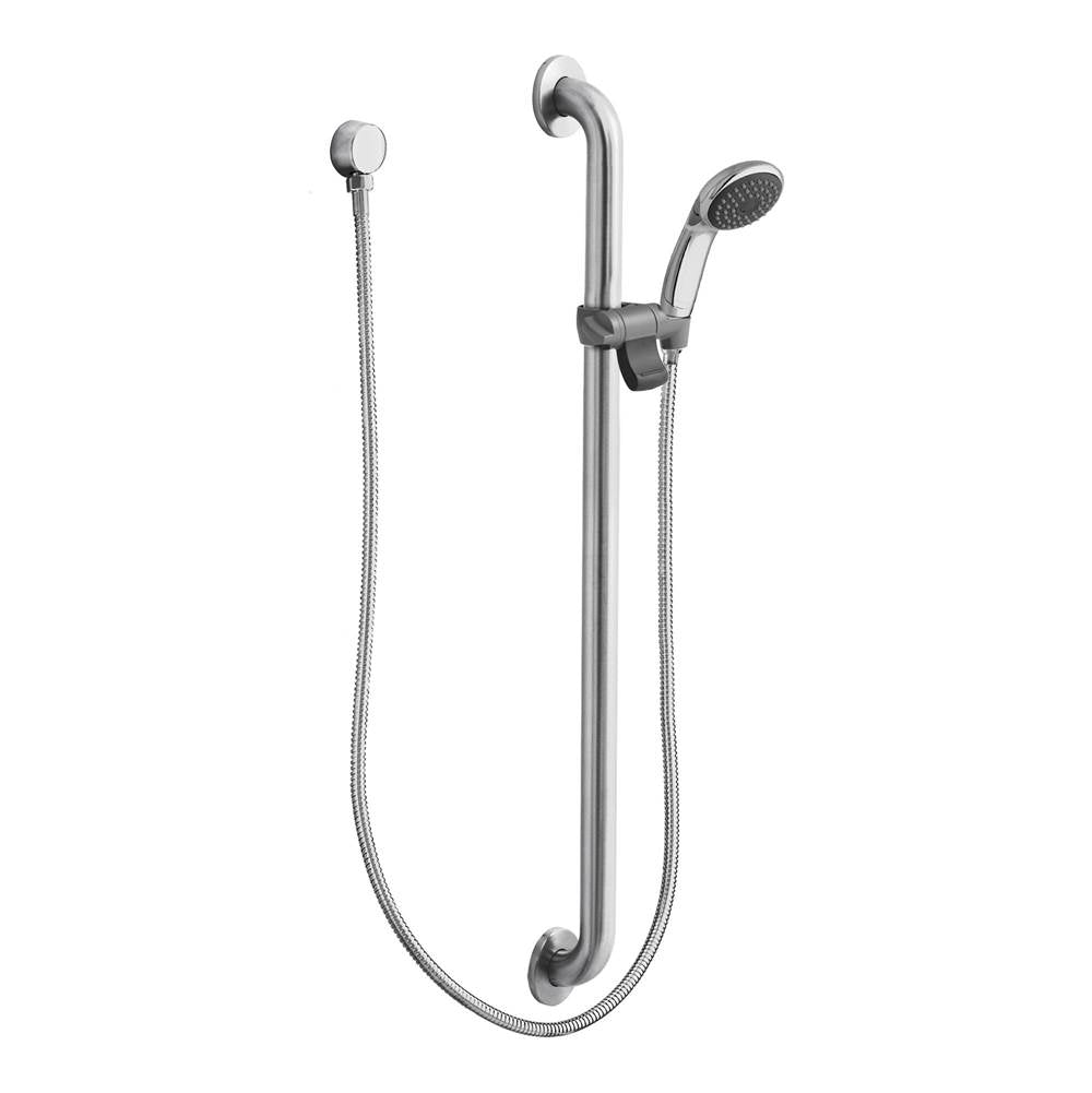 Moen - Chrome/stainless slide bar/grab bar shower