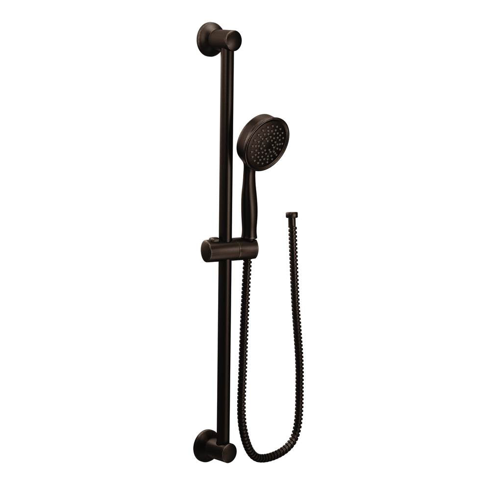 Moen - Eco-Performance Handheld Showerhead with 69-Inch-Long Hose Featuring 24-Inch Slide Bar, Oil-Rubbed Bronze - Oil Rubbed Bronze