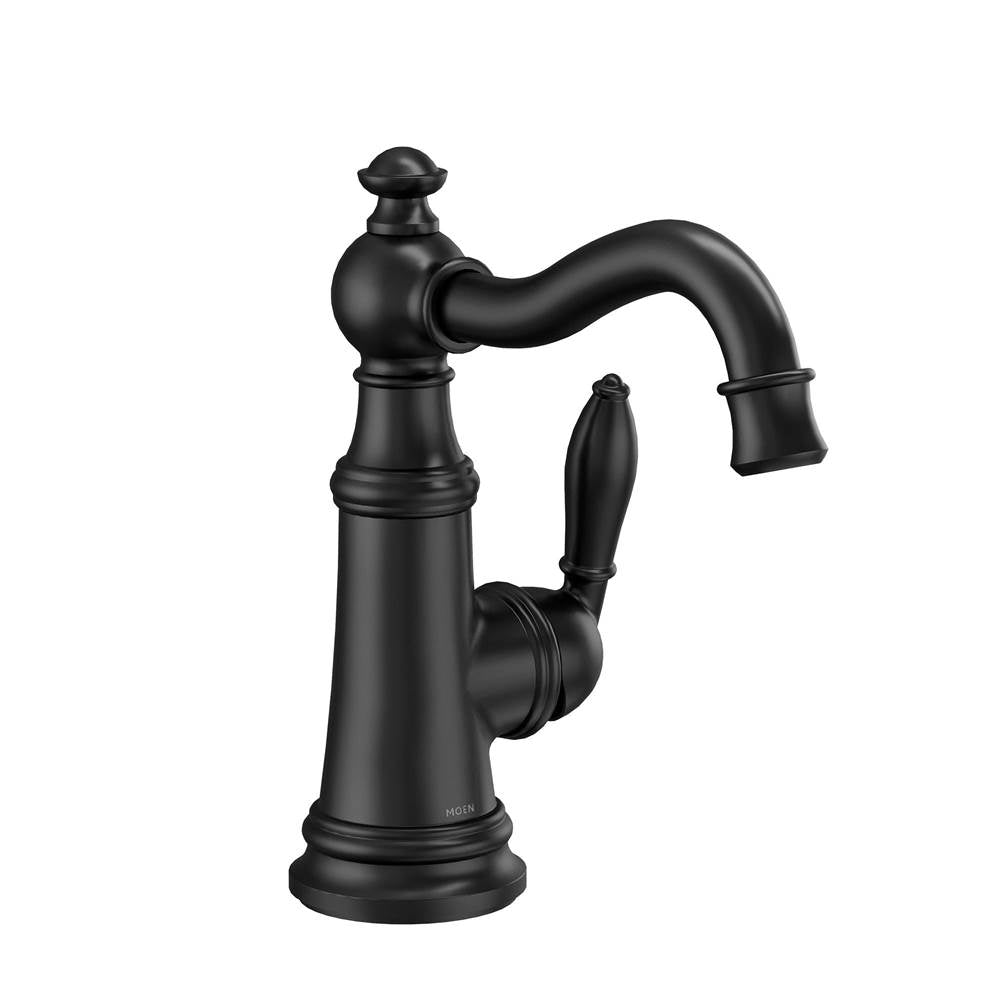 Moen - Moen Weymouth 1-Handle Bar Facuet in Matte Black - Matte Black