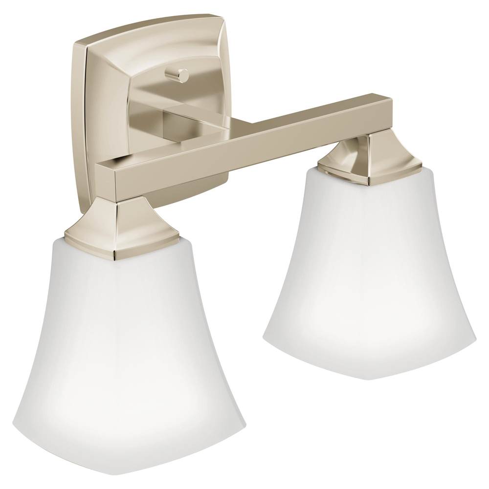 Moen - Polished Nickel Two Globe Bath Light - Polished Nickel