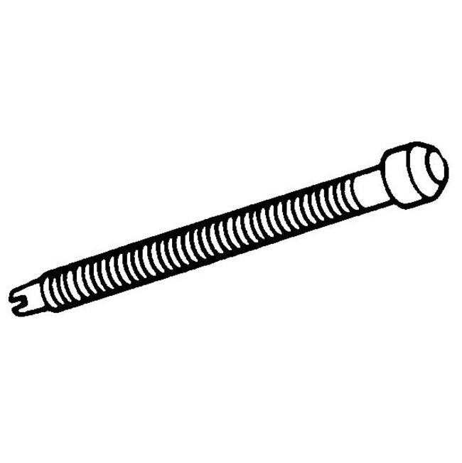 Moen - 3-Inch U-Channel Extension Screw - Unfinished