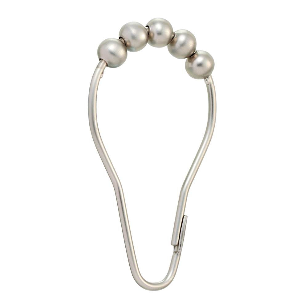 Moen - Brushed Nickel Shower Curtain Rings - Brushed Nickel