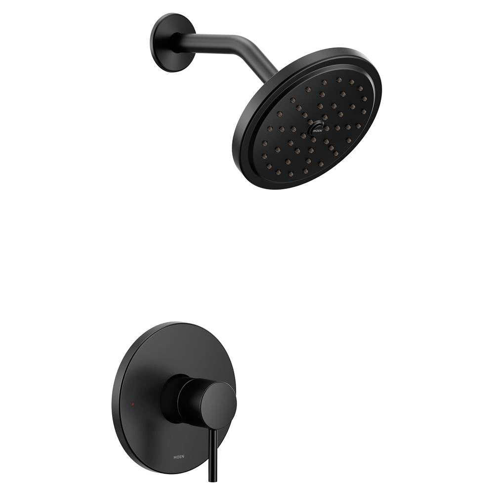 Moen - Align M-CORE 3-Series 1-Handle Shower Trim Kit in Matte Black (Valve Sold Separately) - Matte Black