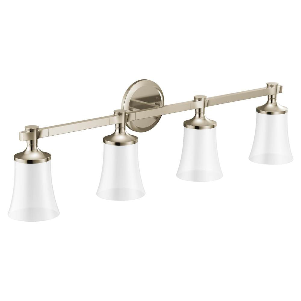 Moen - Polished Nickel Four Globe Bath Light - Polished Nickel