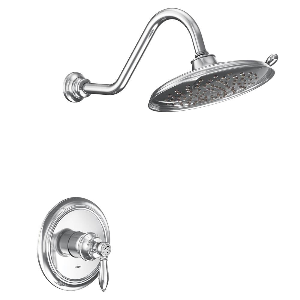 Moen - Weymouth M-CORE 2-Series Eco Performance 1-Handle Shower Trim Kit in Chrome (Valve Sold Separately) - Chrome