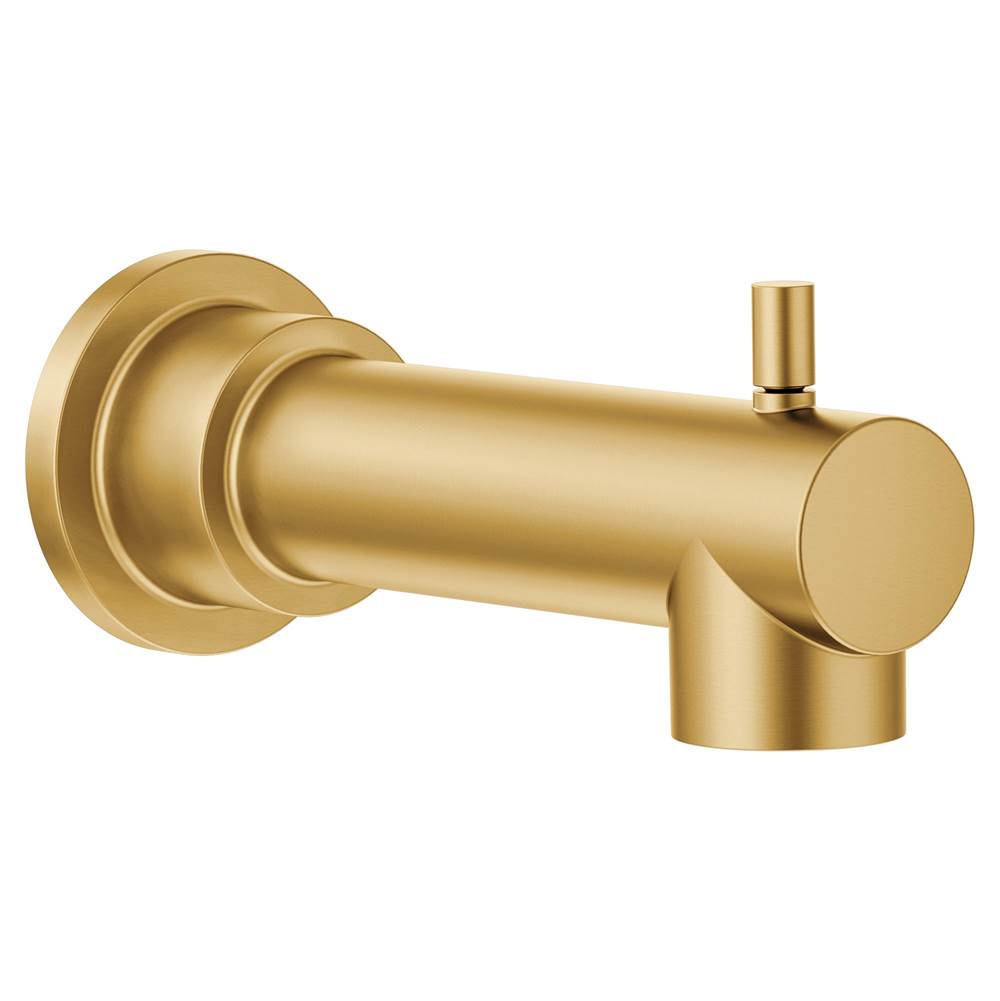 Moen - Align 1/2-Inch Slip Fit Connection Diverter Tub Spout, Brushed Gold - Brushed Gold