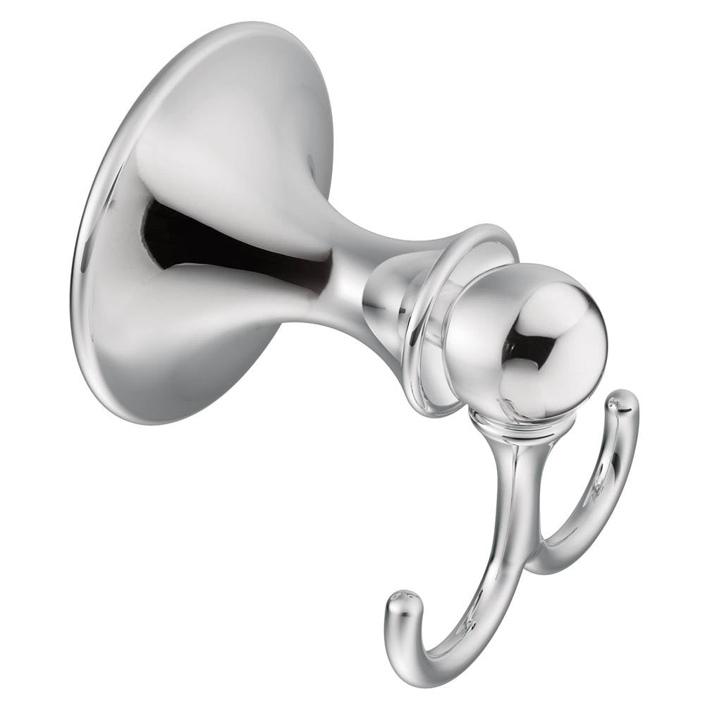 Moen - Chrome Double Robe Hook - Chrome