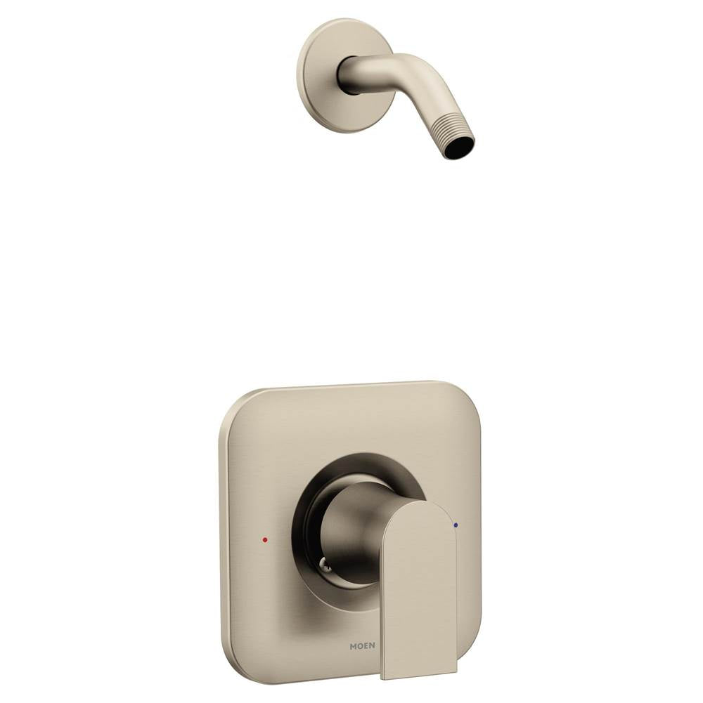 Moen - Genta LX Brushed Nickel Posi-Temp Shower Only - No Head - Brushed Nickel